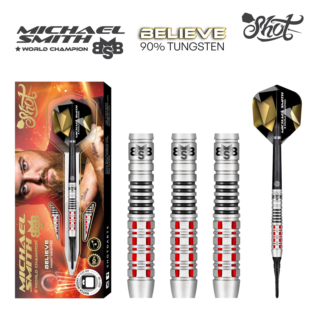 Michael Smith Believe - 90% - Soft Tip