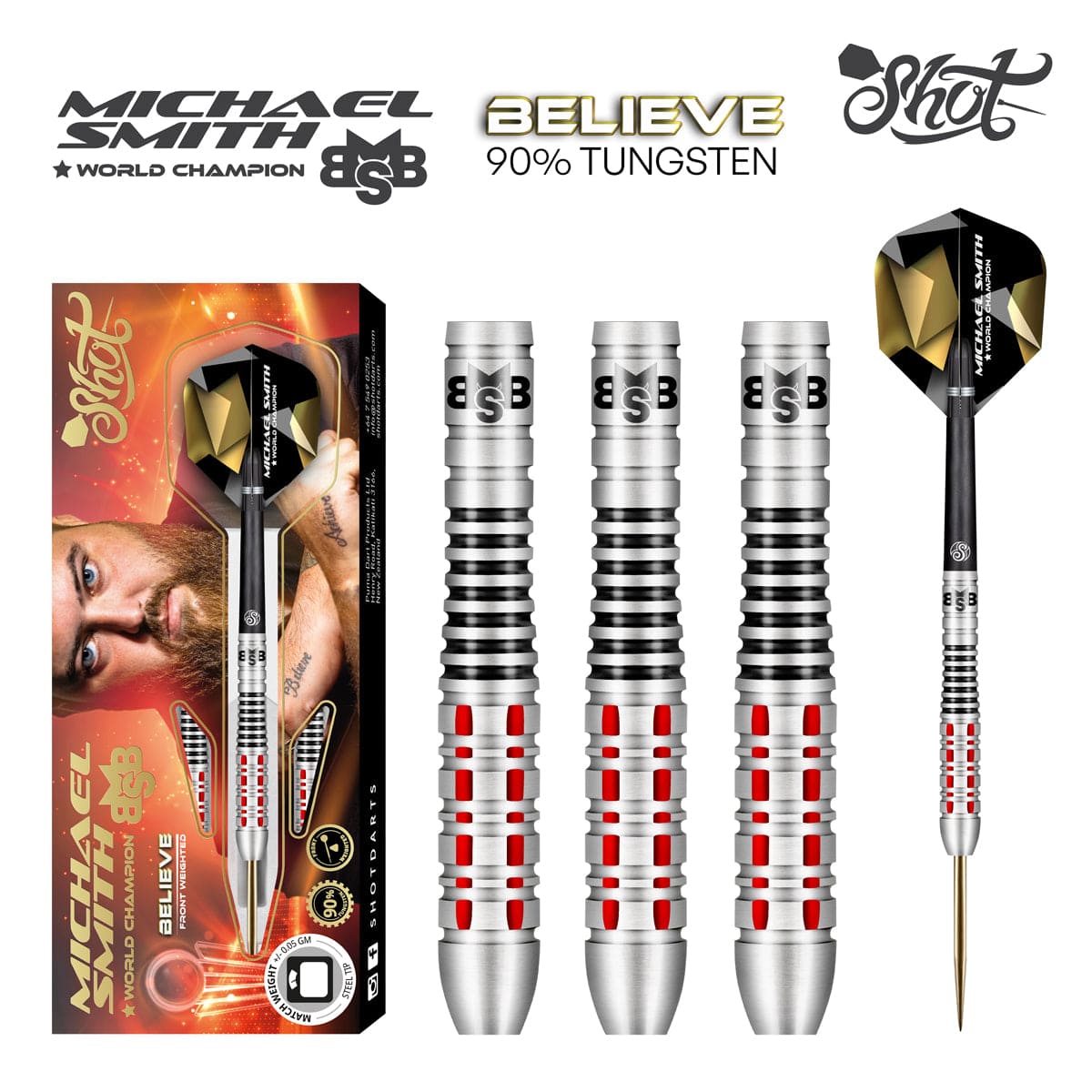 Michael Smith Believe - 90% - Steel Tip