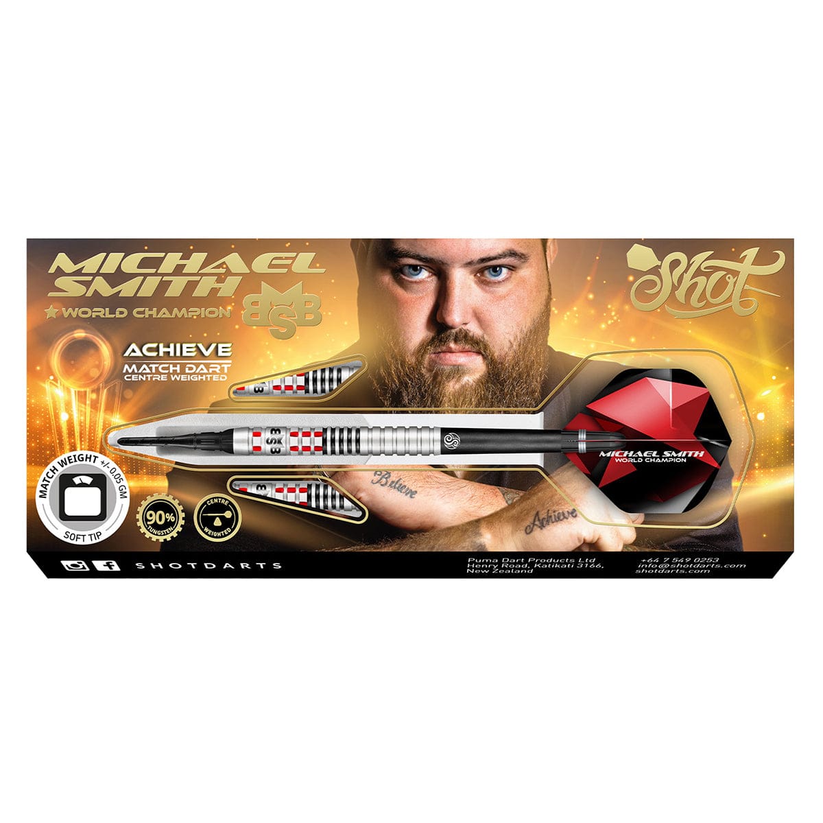 Michael Smith Achieve - 90% - Soft Tip
