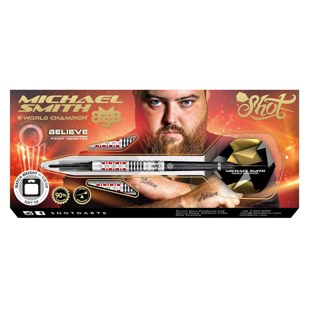 Michael Smith Believe - 90% - Soft Tip