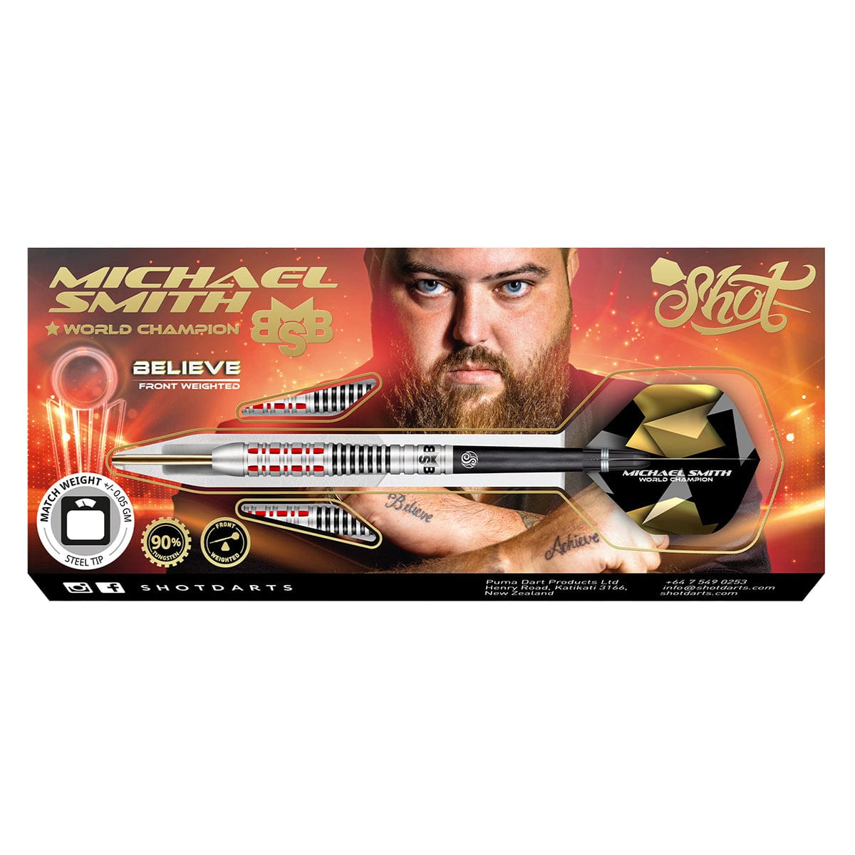 Michael Smith Believe - 90% - Steel Tip