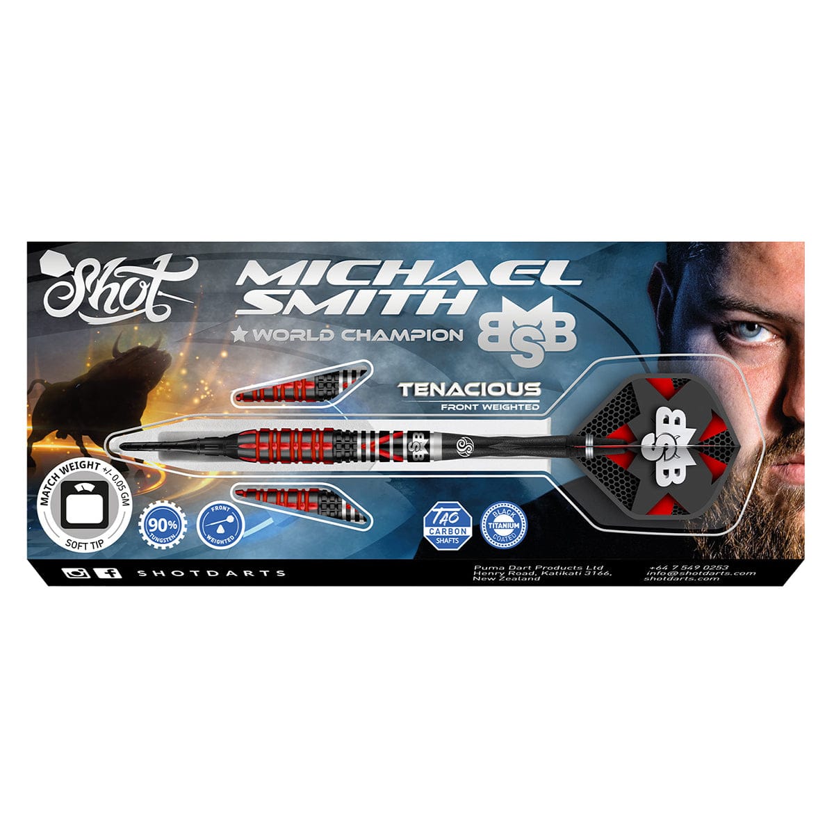 Michael Smith Tenacious - 90% - Soft Tip