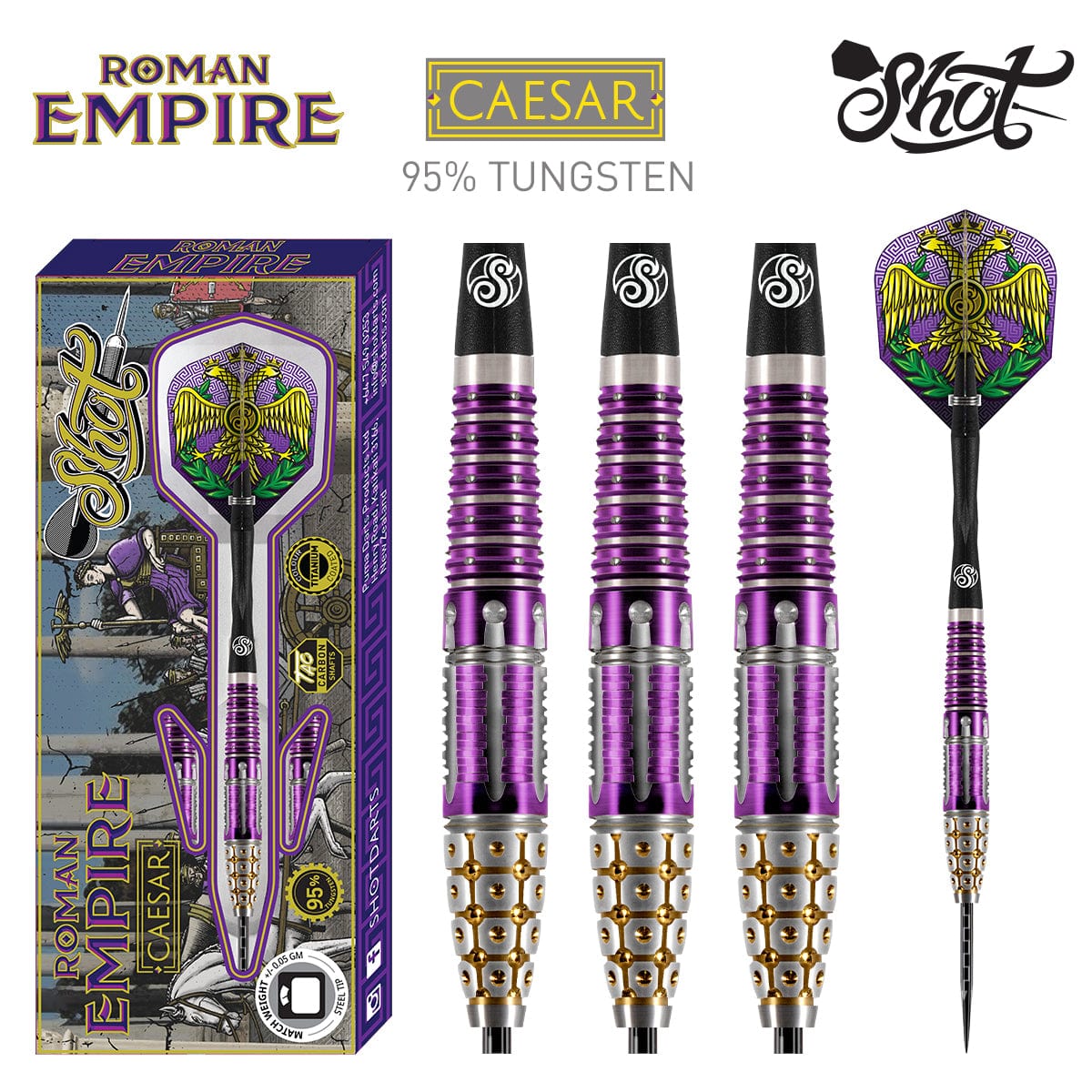 Roman Empire Caesar - 95% - Steel Tip