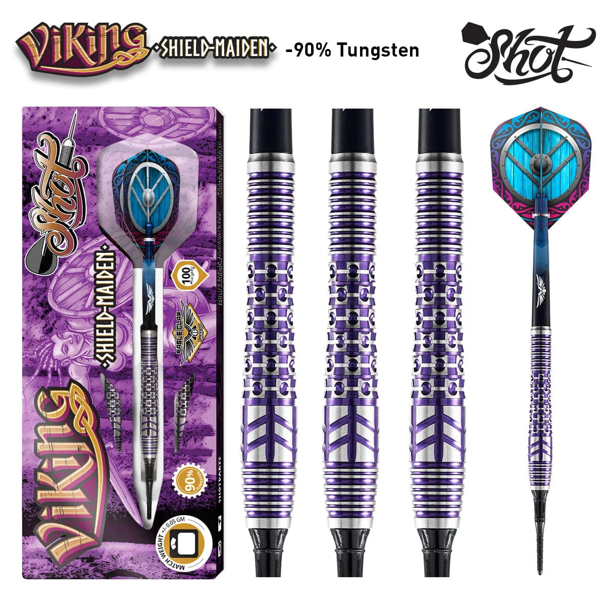 Viking Shield-Maiden - 90% - Soft Tip