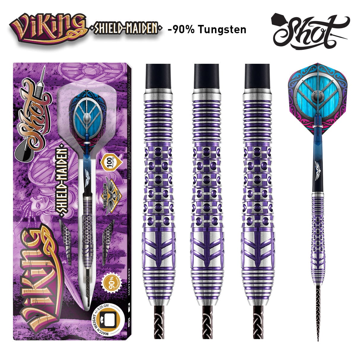 Viking Shield-Maiden - 90% - Steel Tip