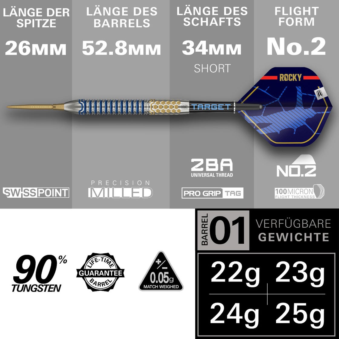 Josh Rock G1 SP - 90% - Steel Tip