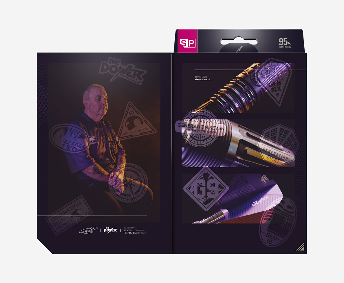 Phil Taylor Power 9Five G10 SP - 95% - Steel Tip