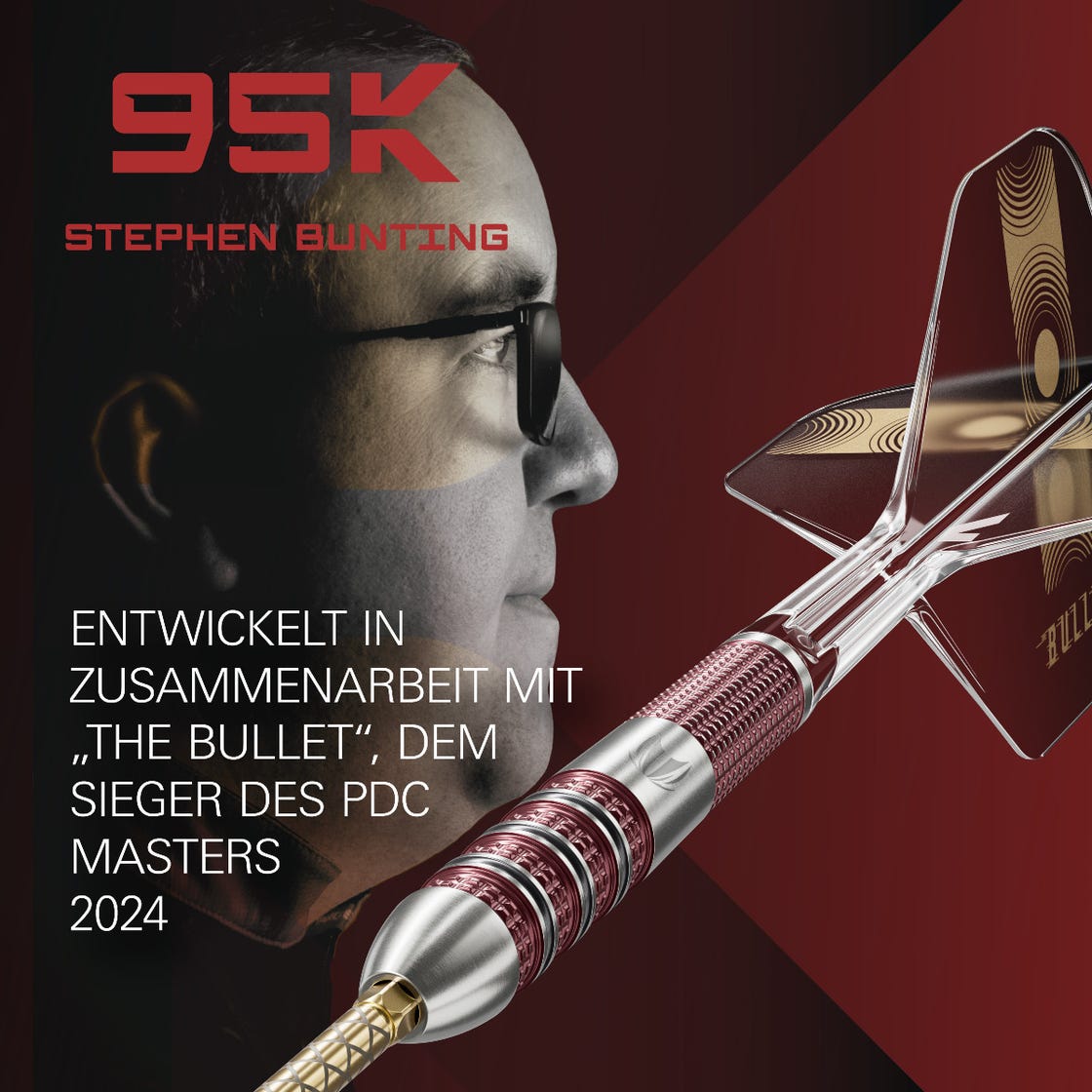 Stephen Bunting 95K SP - 95% - Steel Tip