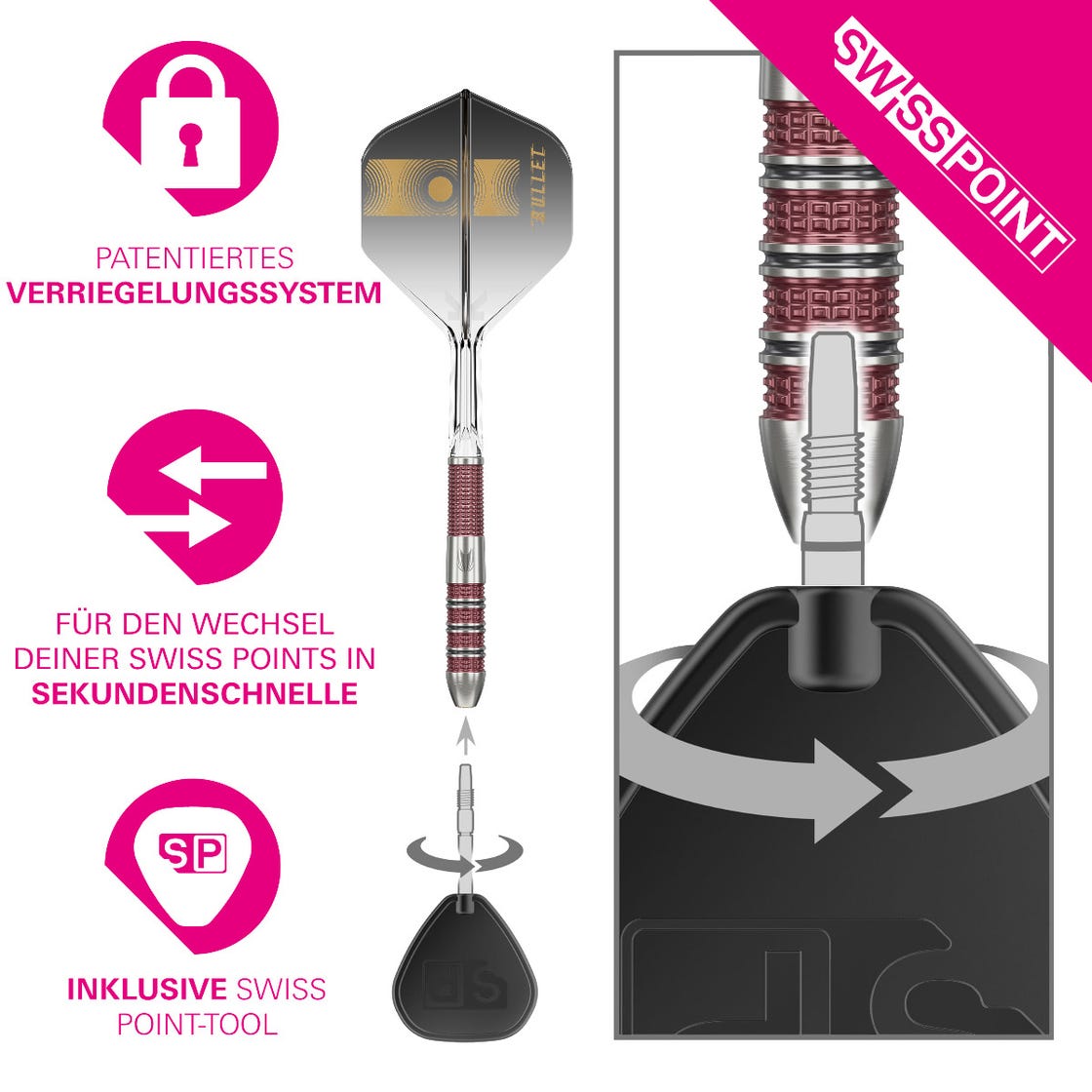 Stephen Bunting 95K SP - 95% - Steel Tip