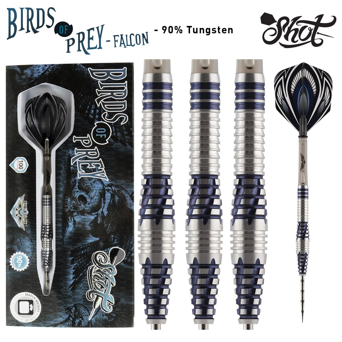 Birds of Prey - Falcon 1 - 90% - Steel Tip
