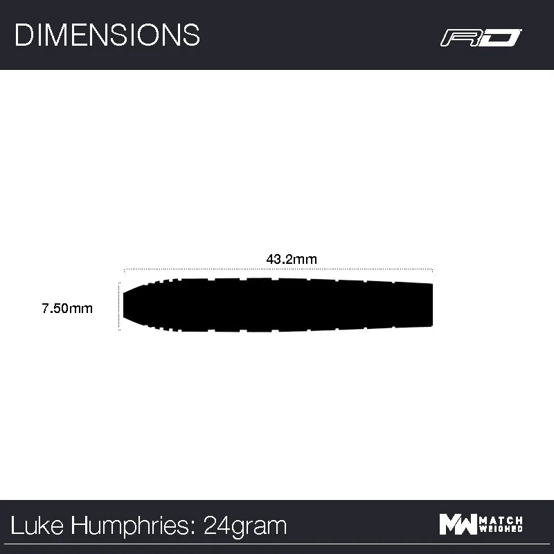 Luke Humphries - TX1 Pioneer - 90% - Steel Tip