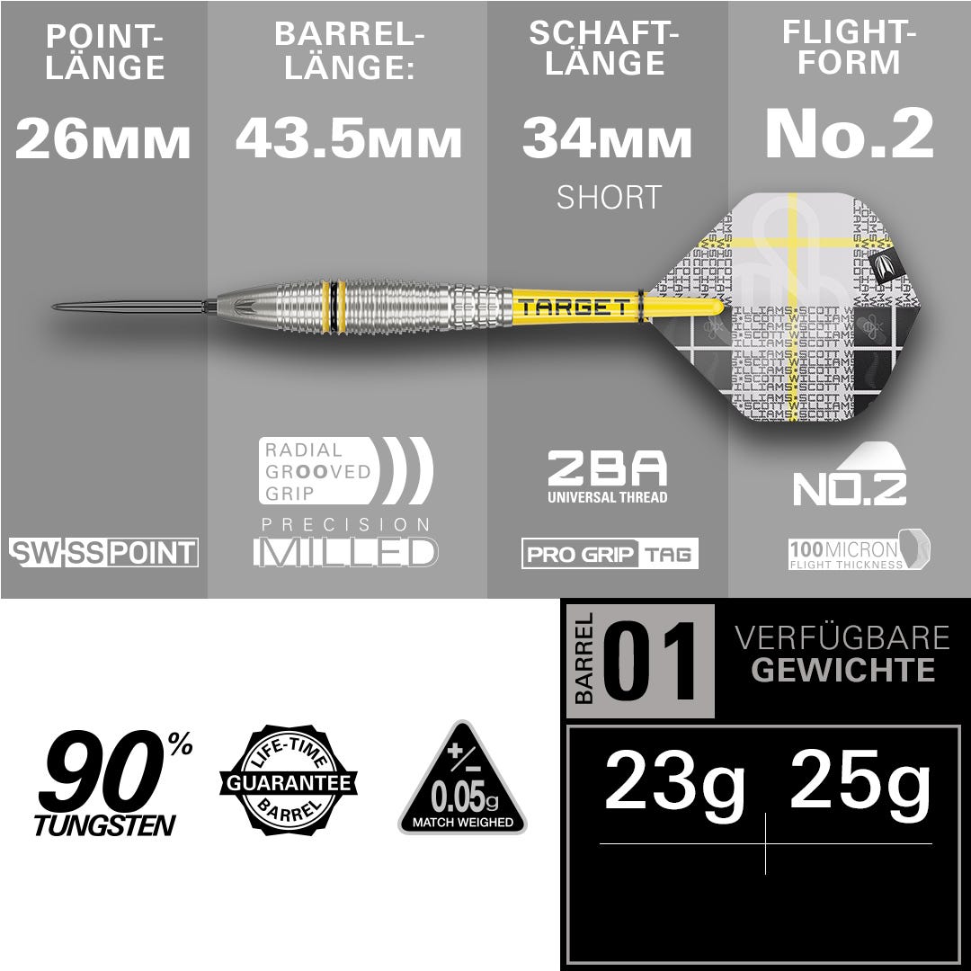 Scott Williams G2 SP - 90% - Steel Tip