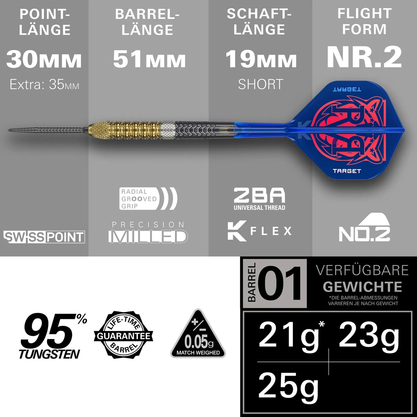 Raymond van Barneveld G6 SP - 95% - Steel Tip